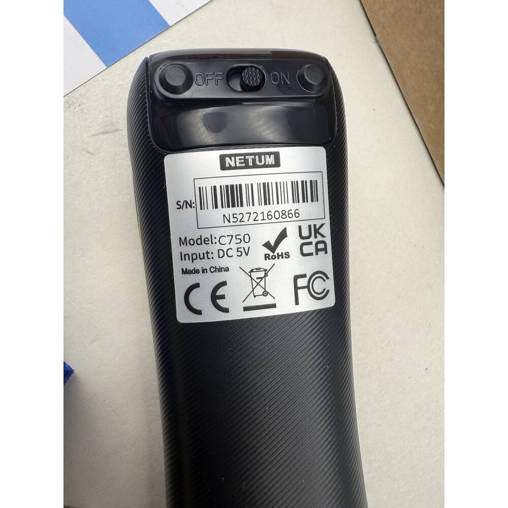 NETUM QR Code Scanner Mini Barcode Scanner - Bluetooth Compatible, Portable USB - Picture 7 of 13